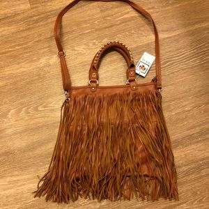 Fringe Crossbody Handbag